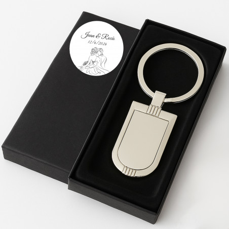 porte-clés romantiques personnalisés mariage