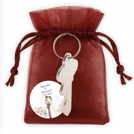 Porte-clés détails mariage outlet personnalisé