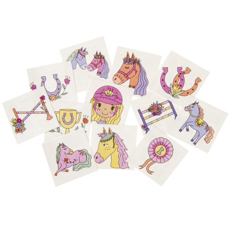 Pack de tatouages cheval et amazone