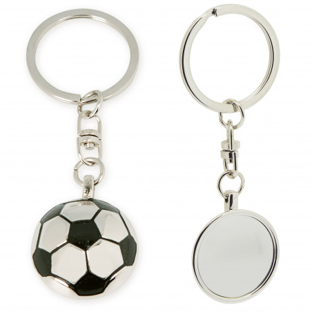 Porte-clés football avec stylo acétate et adhésif pour la communion d'un garçon