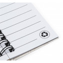 Stylo de graduation avec carnet personnalisé dans un sac en organza