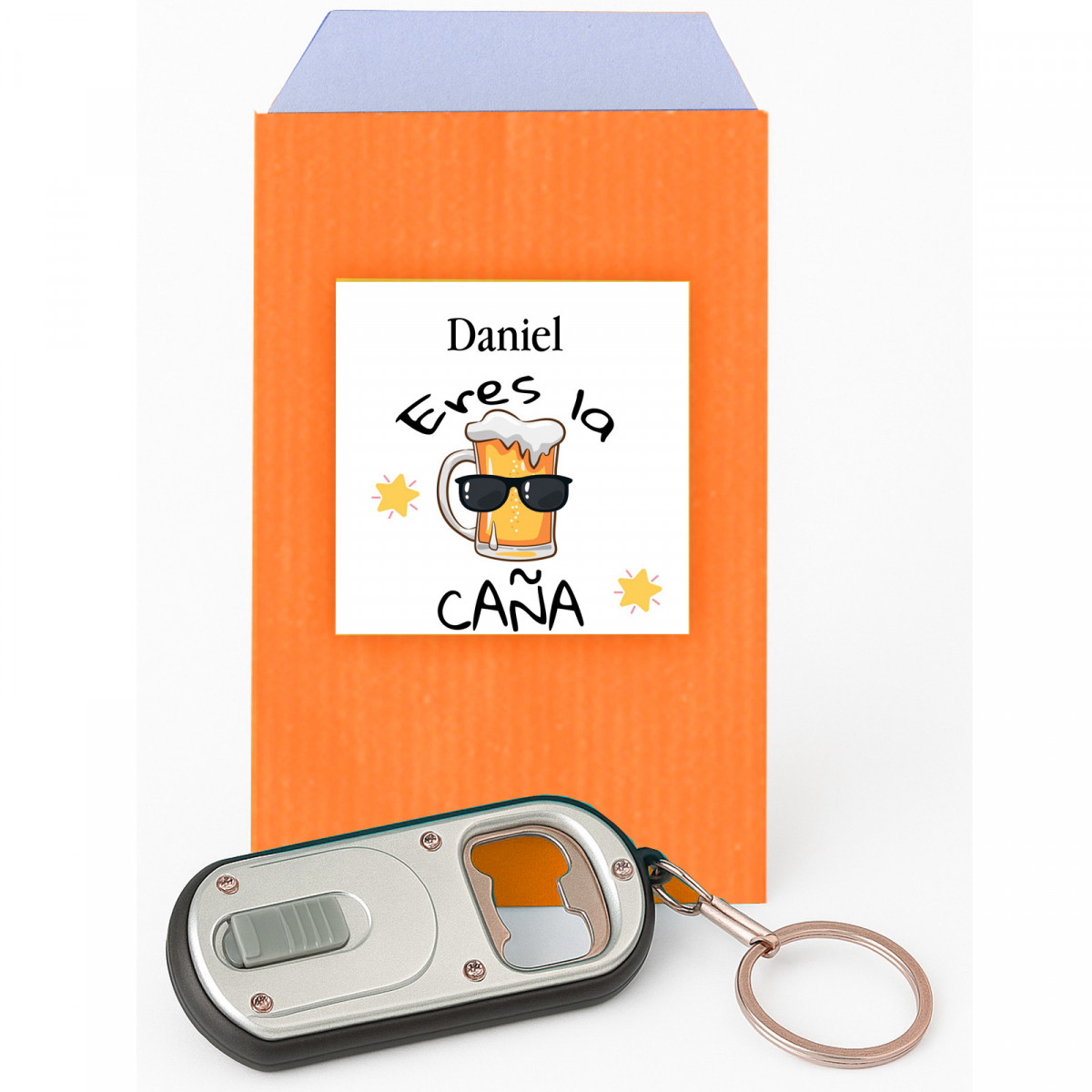 Porte-clés ouvre-bouteille pas cher personnalisé