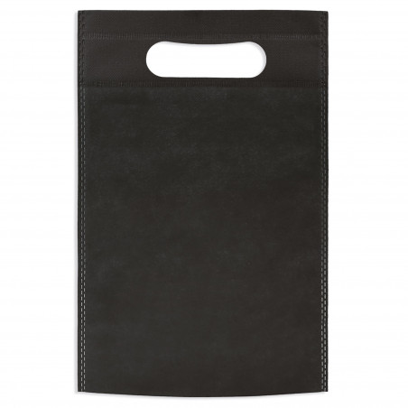 Set de manucure petit chien dans une enveloppe kraft noire personnalisée avec un autocollant portant le nom, je souhaite que