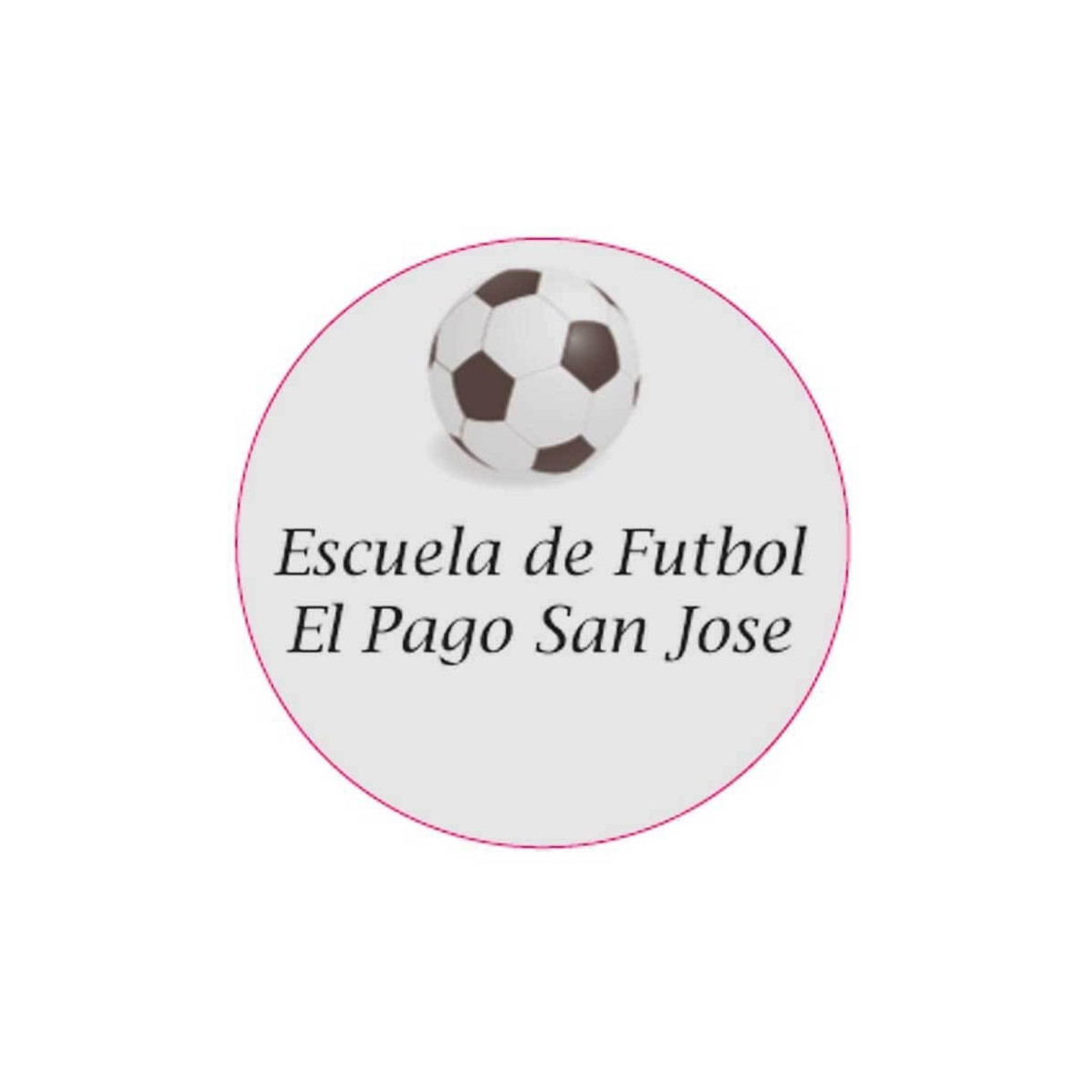 Adhésif de football personnalisé pour événements 3 cm fond transparent