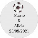 Adhésif personnalisé football transparent de 3 cm