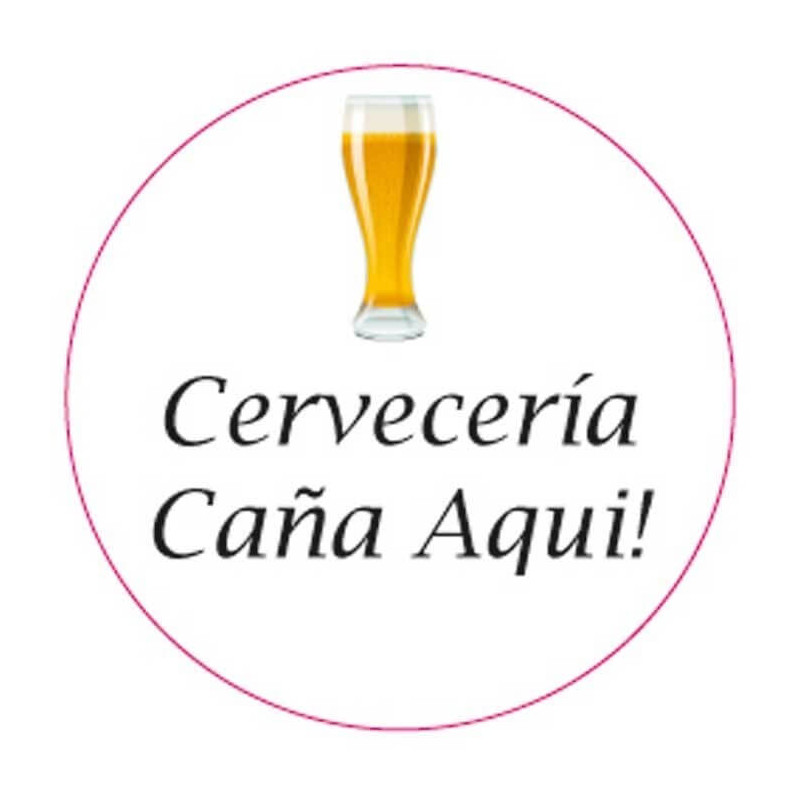 Adhésif bière pour personnaliser 3cm