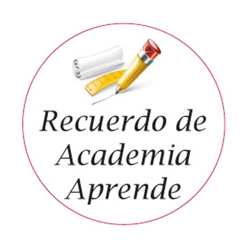 Adhésif pour écoles académies et événements scolaires personnalisé 3 cm