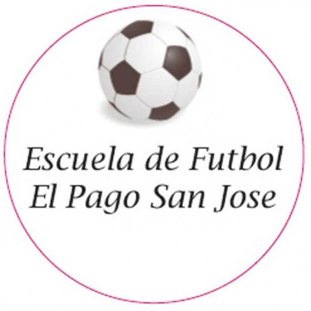 Adhésif de football personnalisé pour invités 3 cm