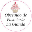 Adhésif personnalisé motif cupcake