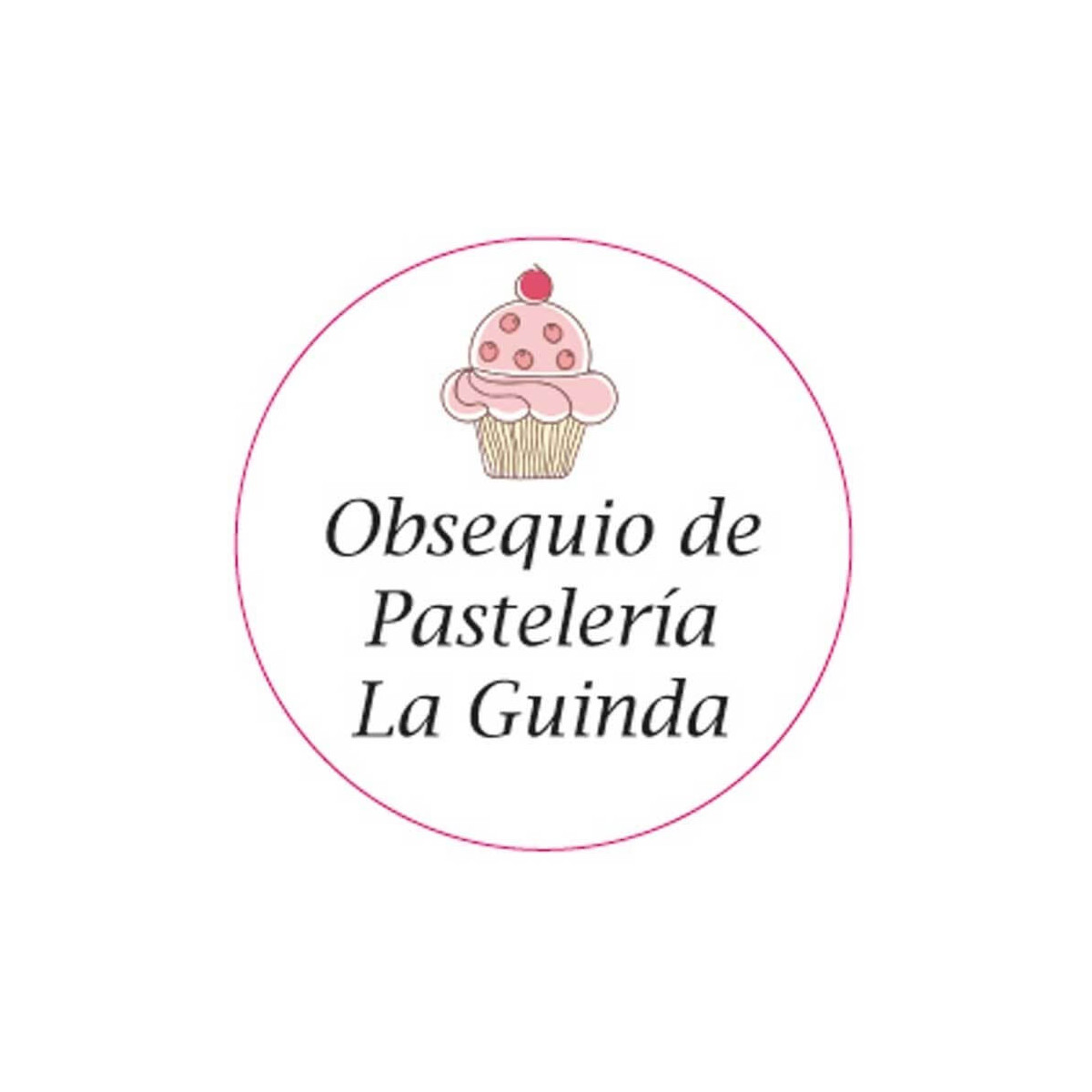 Adhésif personnalisé motif cupcake