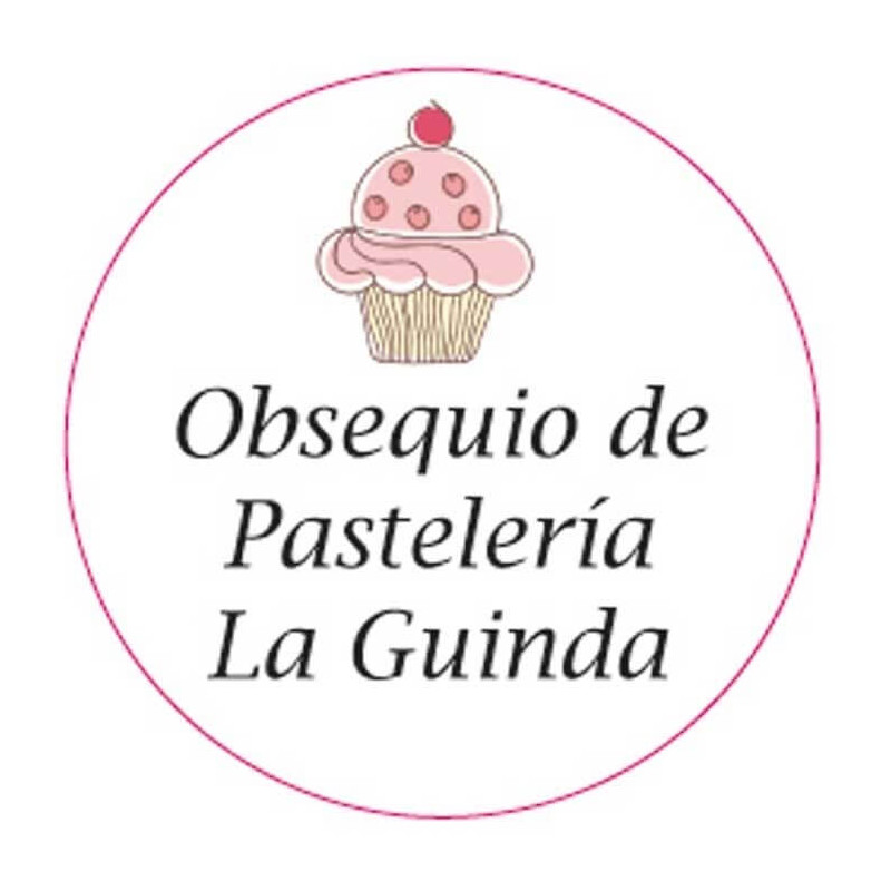Adhésif personnalisé motif cupcake