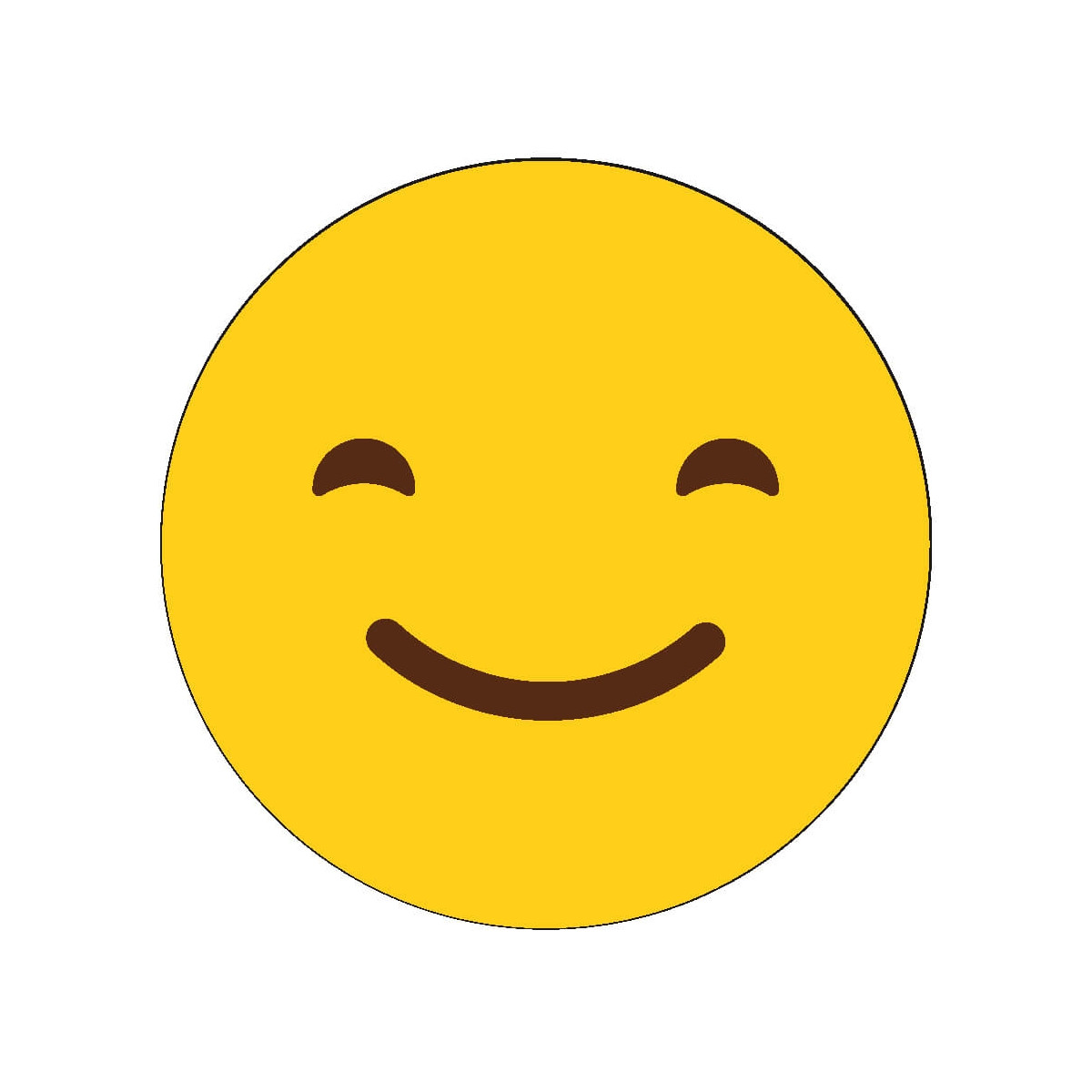 Adhésif 3cm emoji sourire