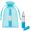 Stylo rouge à lèvres dans un sachet en organza