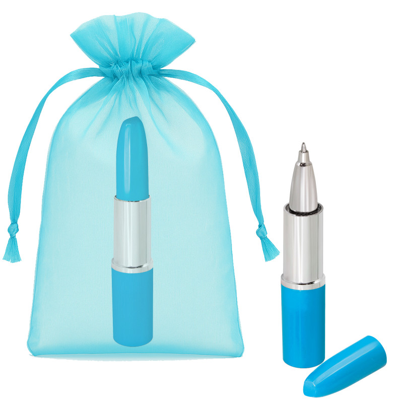Stylo rouge à lèvres dans un sachet en organza