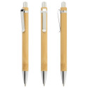 Stylo et crayon infini en bambou dans une boîte personnalisée