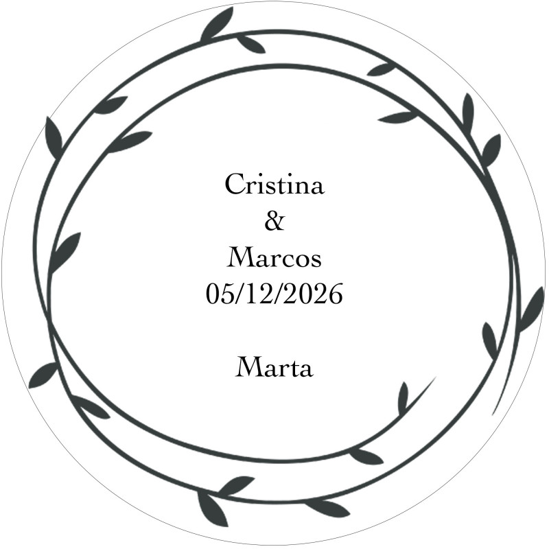 étiquette adhésive personnalisée pour mariages et événements 5 cm transparente avec le nom de l invité