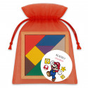 Jeu de tangram avec sac personnalisé super mario