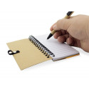 Carnet personnalisé avec autocollant de 5 cm pikachu