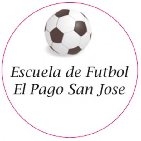 étiquette autocollante personnalisée football 5cm