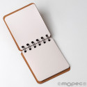 Détails invités hommes carnets personnalisés