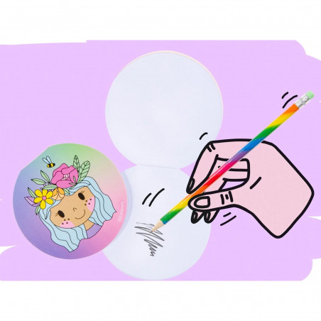 Détails pour filles bloc notes enfantin