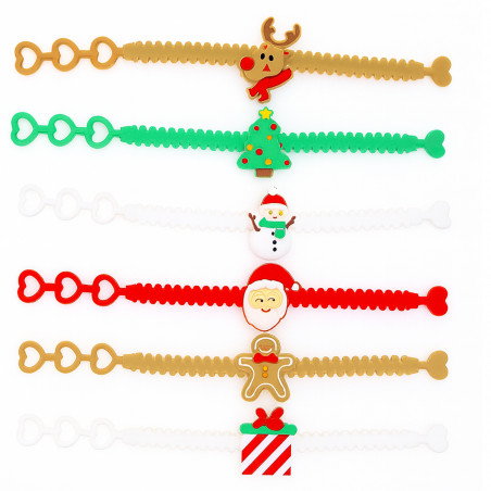 Bracelets de noël pour les détails des invités
