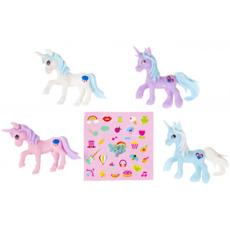 Cadeaux pour filles pas chers avec des autocollants de licorne
