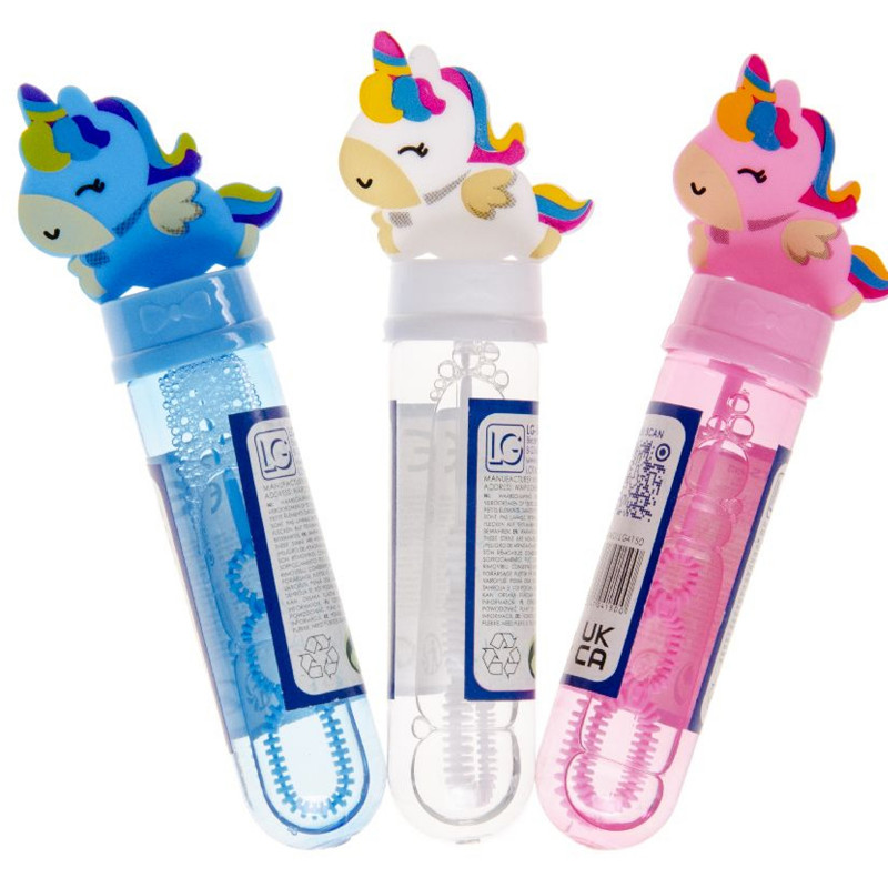 Pompe à bulles licorne amusante pour fêtes d enfants