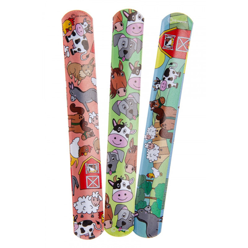 Bracelet slap animaux de ferme