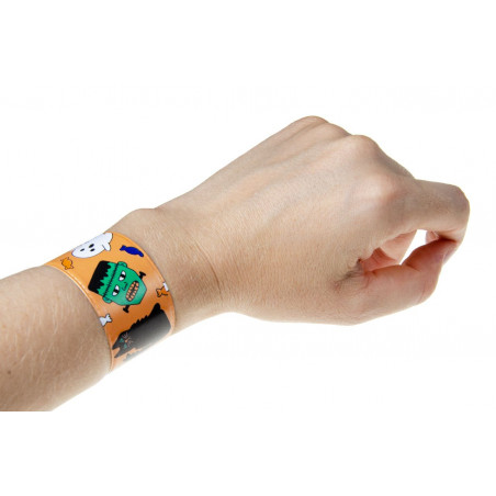 Bracelet slap halloween pour détails de fête