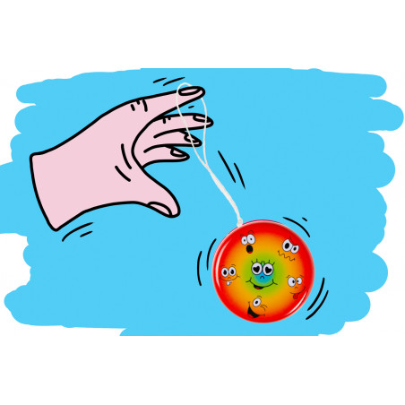 Détails enfantins yoyo émojis