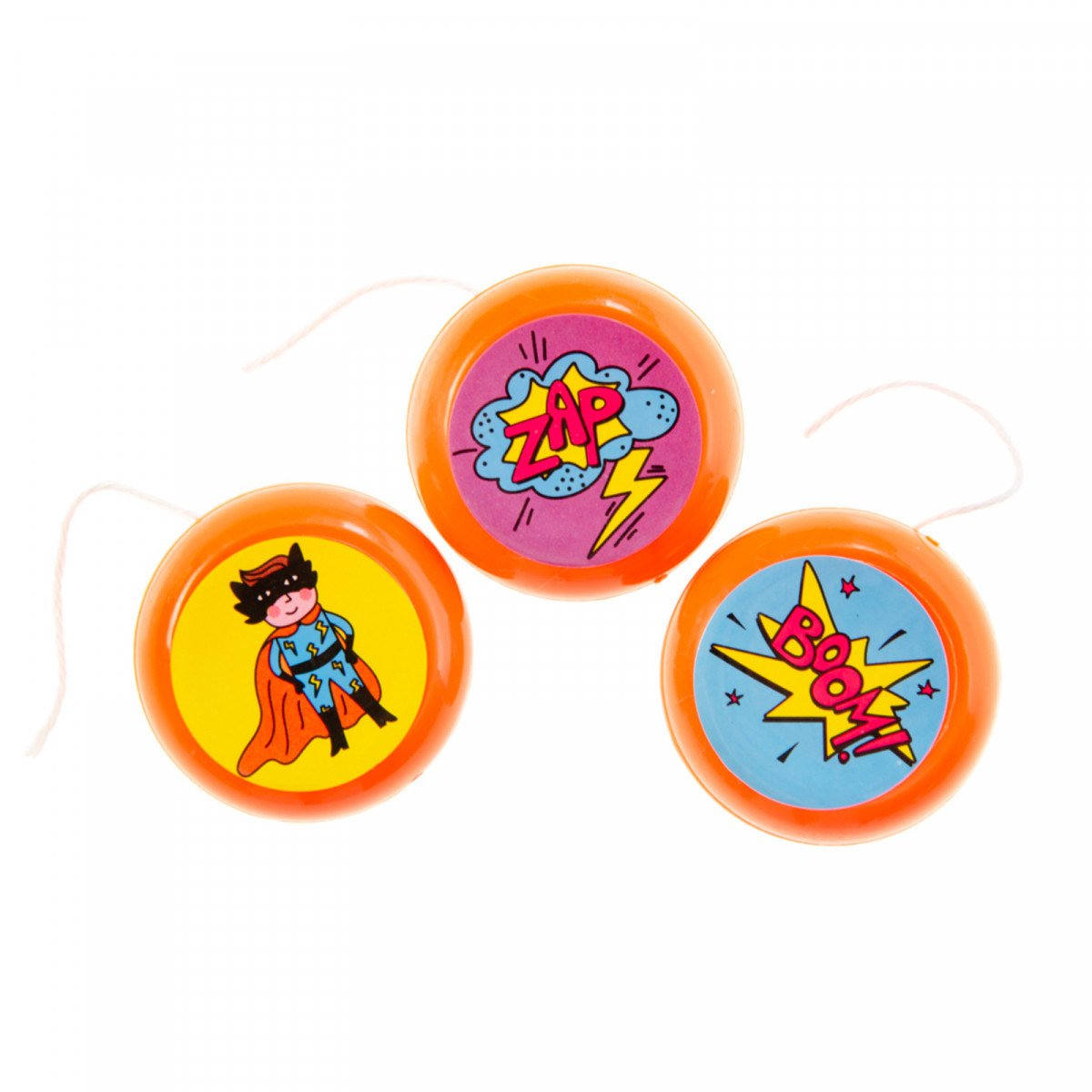 Yoyo super héros pour les détails des invités enfants