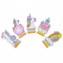 Marionnette de doigt licorne comme détail pour invités filles