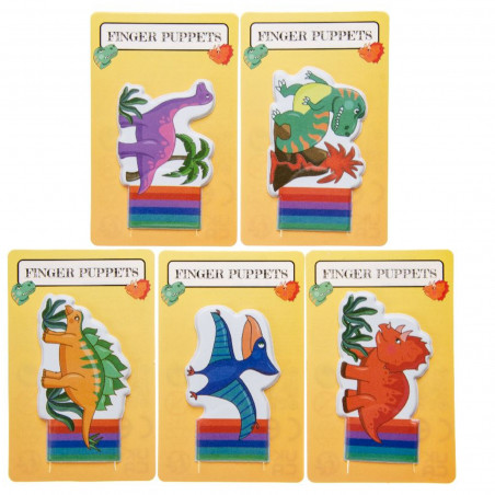 Marionnette de doigt dinosaure comme cadeau original