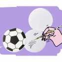 Cahier de football à offrir pour les anniversaires et les événements pour enfants