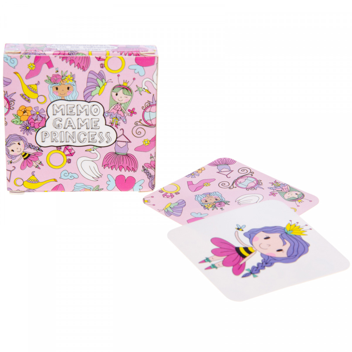 Détails Invitées Filles Jeu Mémoire Princesses