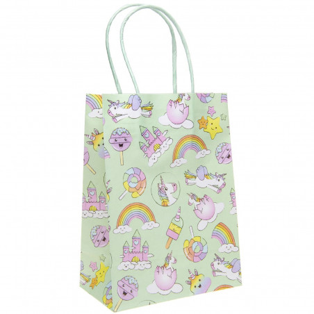 Sac en Papier avec des Licornes