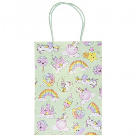 Sac en Papier avec des Licornes