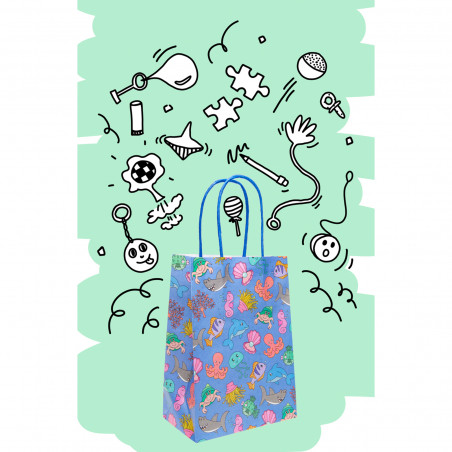 Sac en Papier d'Animaux Marins