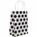 Sac en papier pour fêtes sur le thème du football