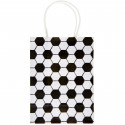 Sac en papier pour fêtes sur le thème du football