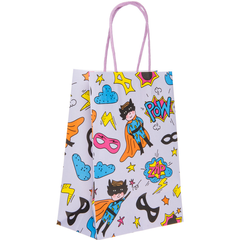 Sac en papier de super-héros