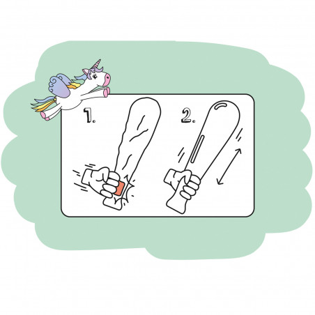 Bâton auto-gonflable de licorne