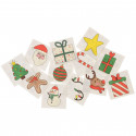 Tatuages de Noël amusants Pack de 12 unités