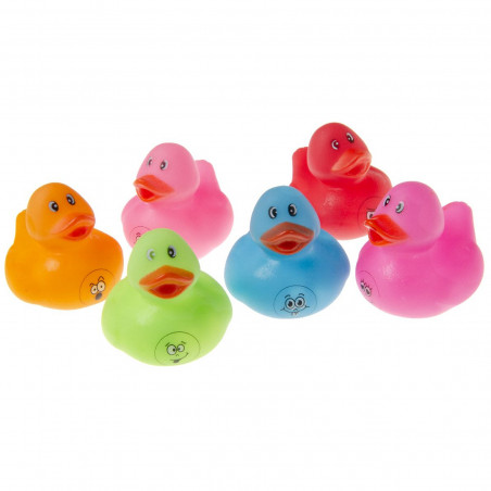 Canard en Caoutchouc avec Visages d'Émojis