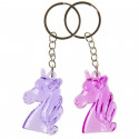 Porte-clés Transparent de Licorne