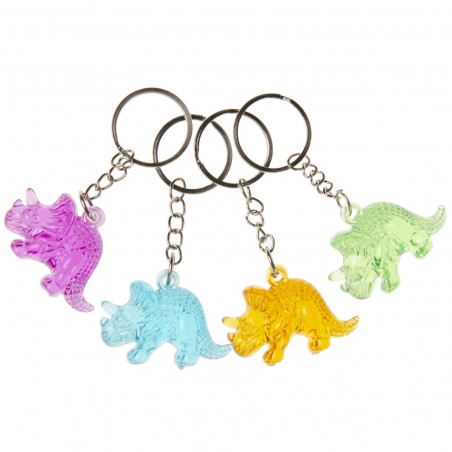Porte-clés Transparent de Dinosaures
