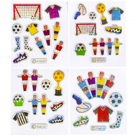 Autocollants Brillants de Football