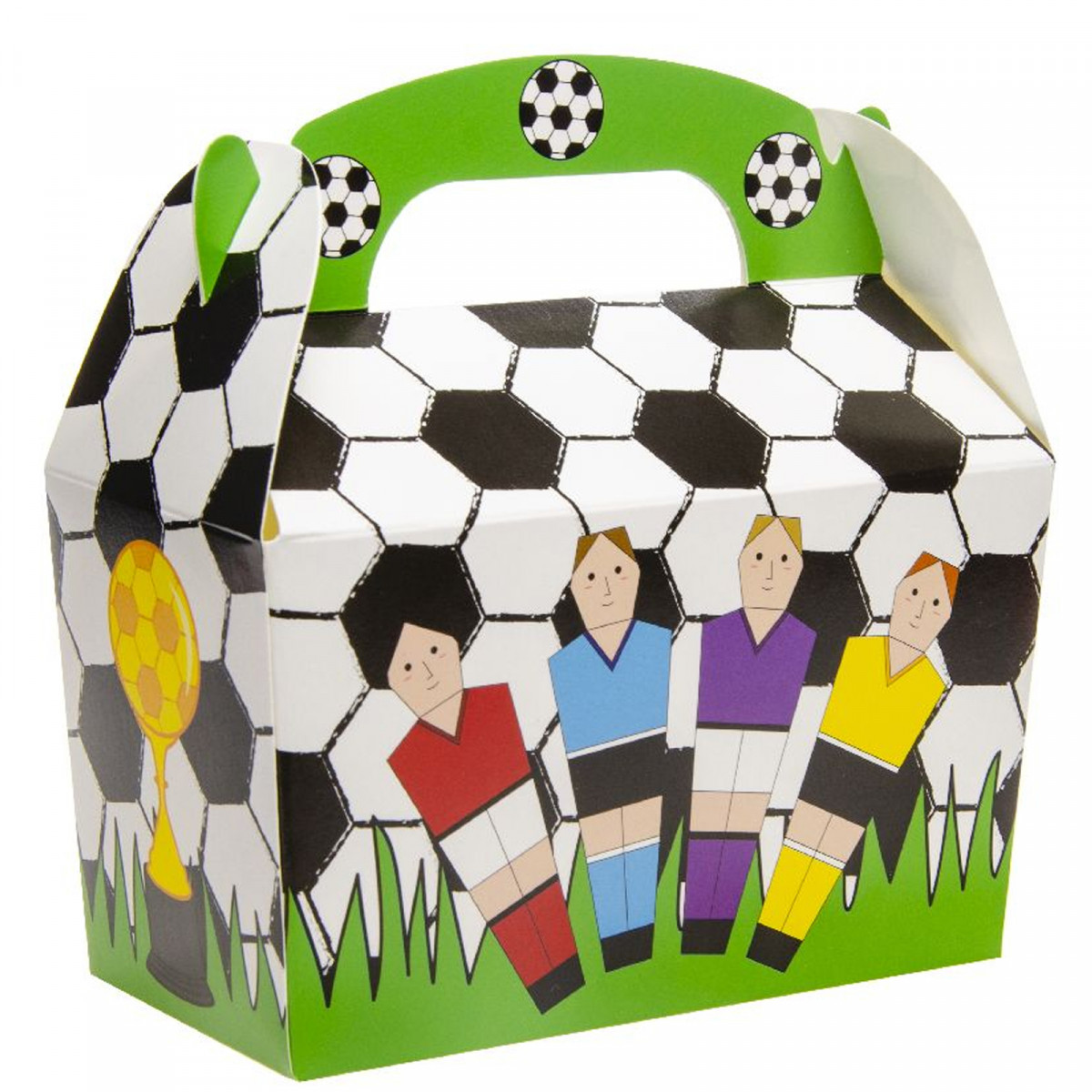 Boîte de design football pour bonbons