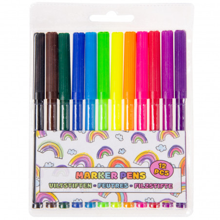 Détail pour les invités enfants avec des licornes et un autocollant de princesses Disney